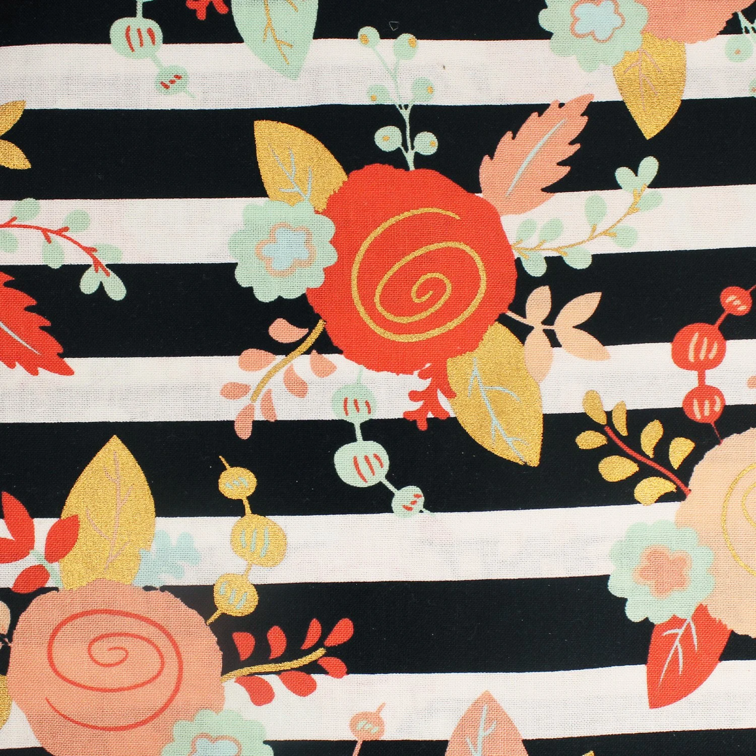 Black Stripes & Roses