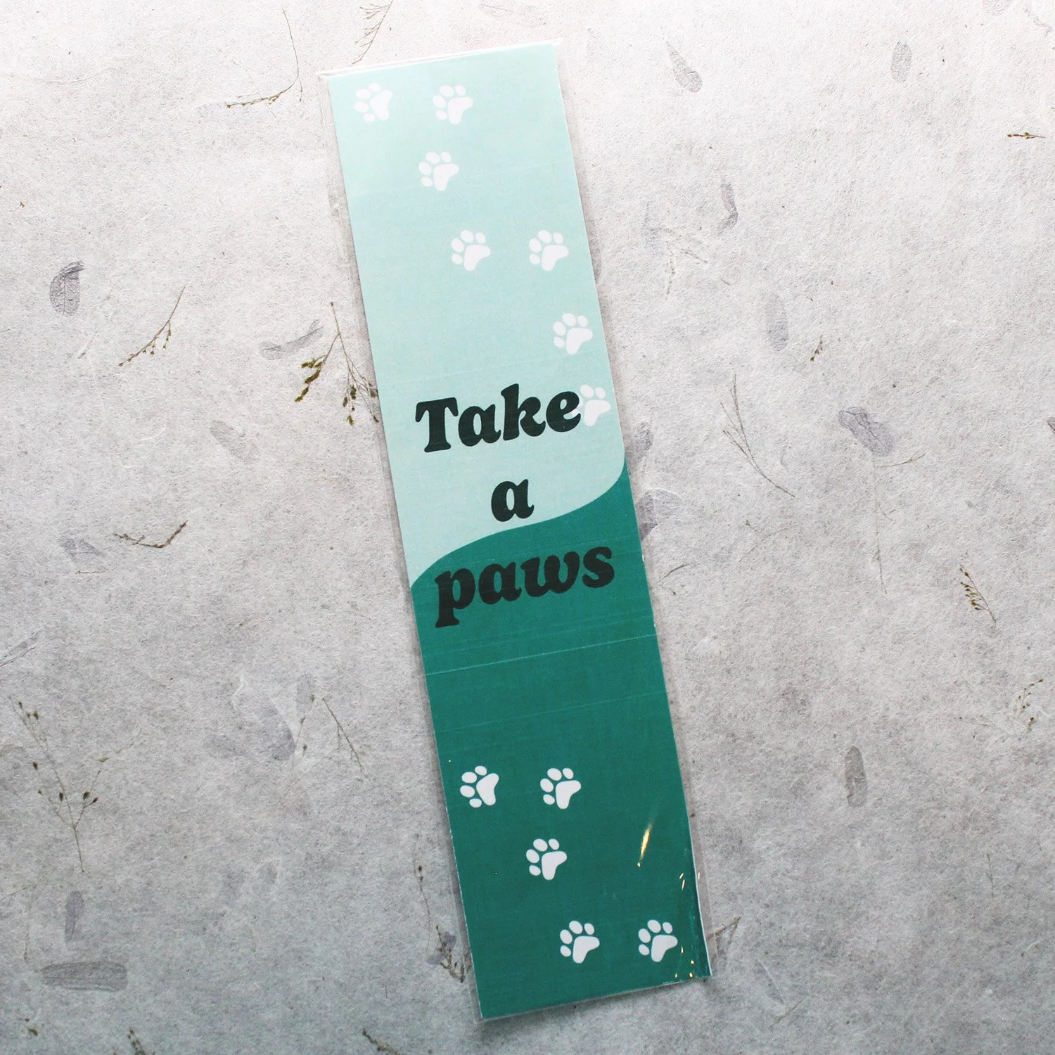 Take a Paws Bookmark