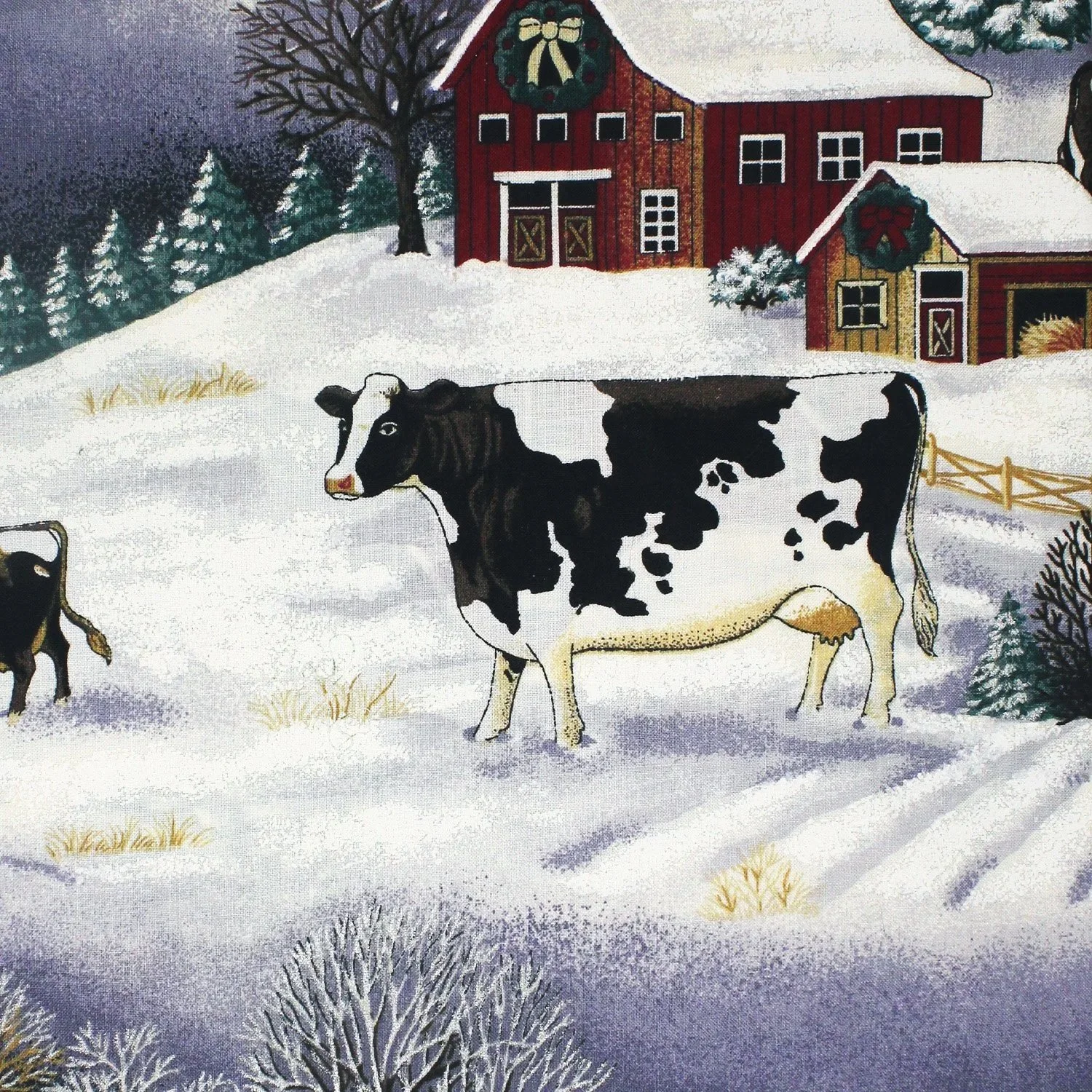 Winter Cow Barn