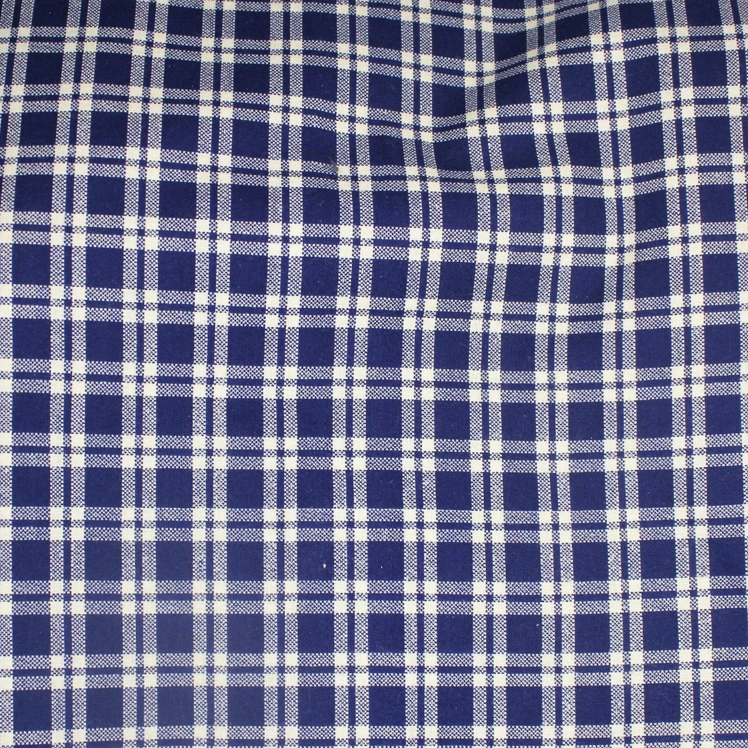 Blue and White Plaid