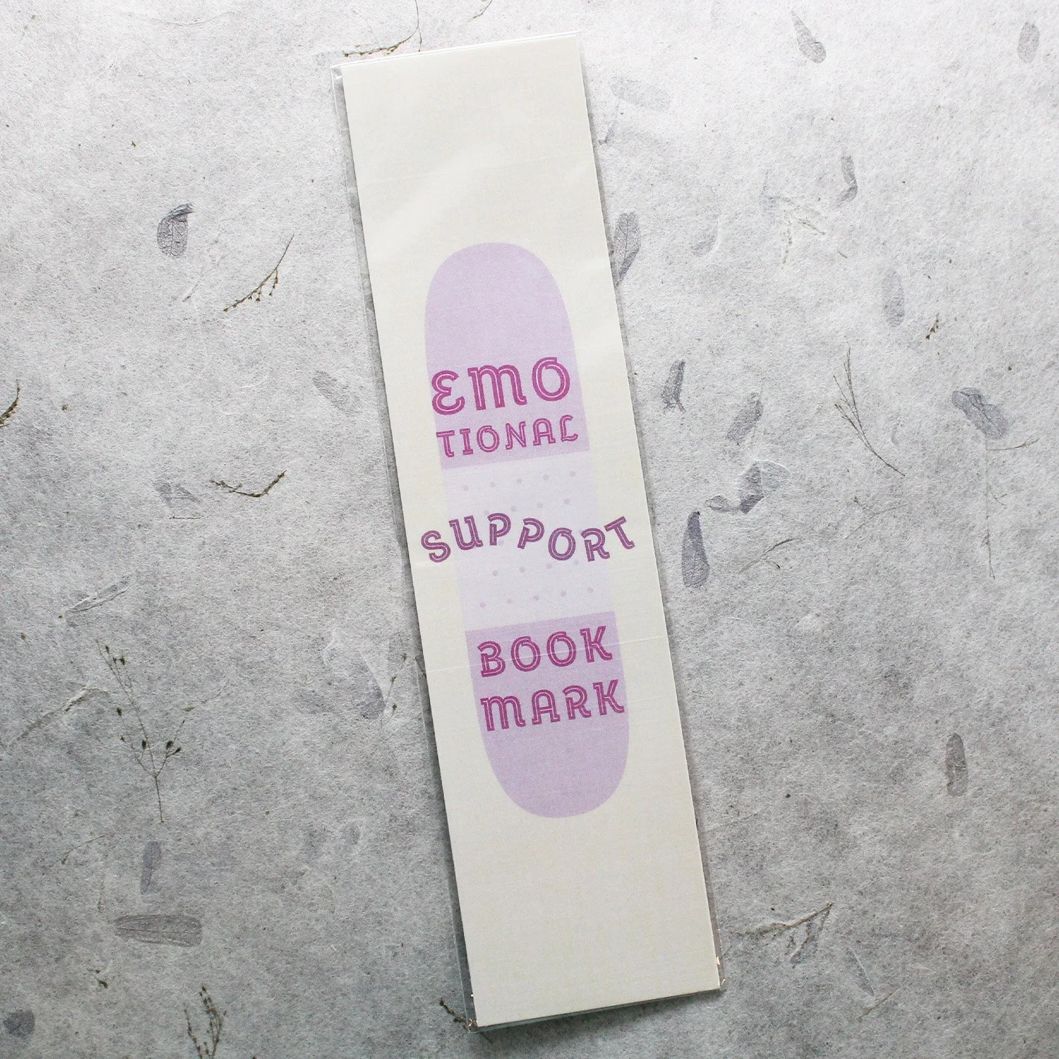 Emotional Support Bookmark