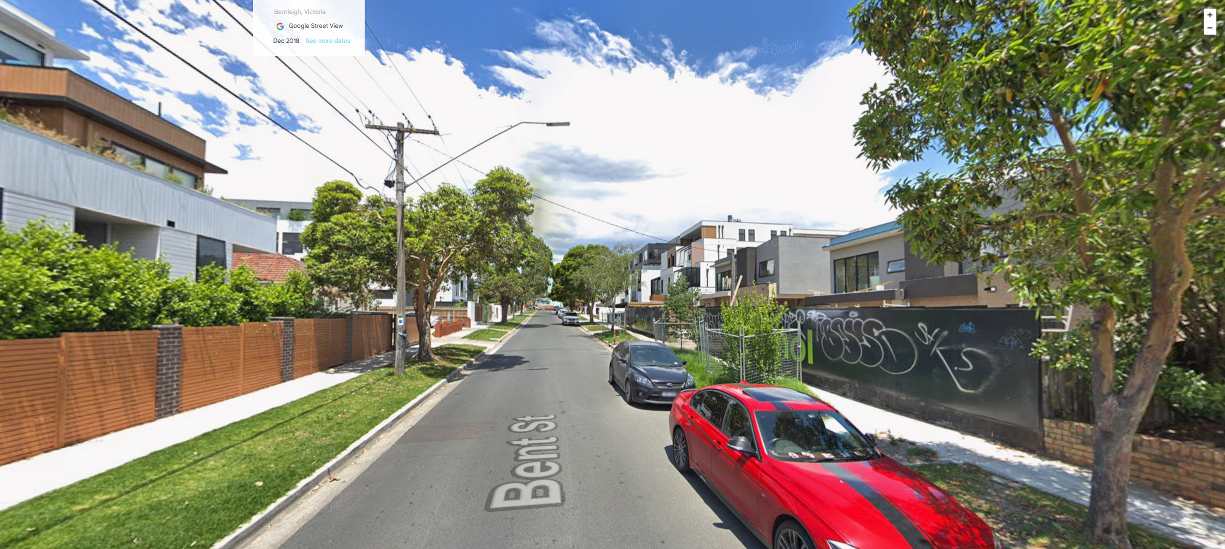Bent Street (Google Street View, 2018)
