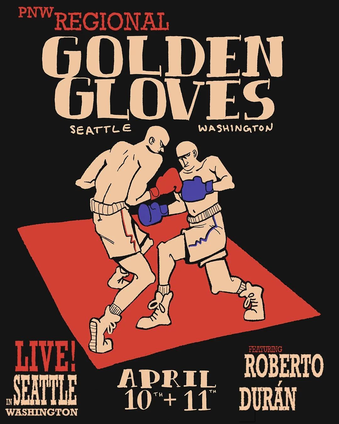 Golden Gloves Regional Tournament to Be Hosted in Seattle for the First Time, Featuring Roberto Durán