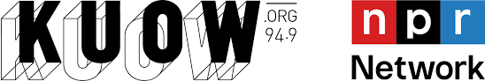 KUOW NPR logo featuring an article about Pedro Gomez