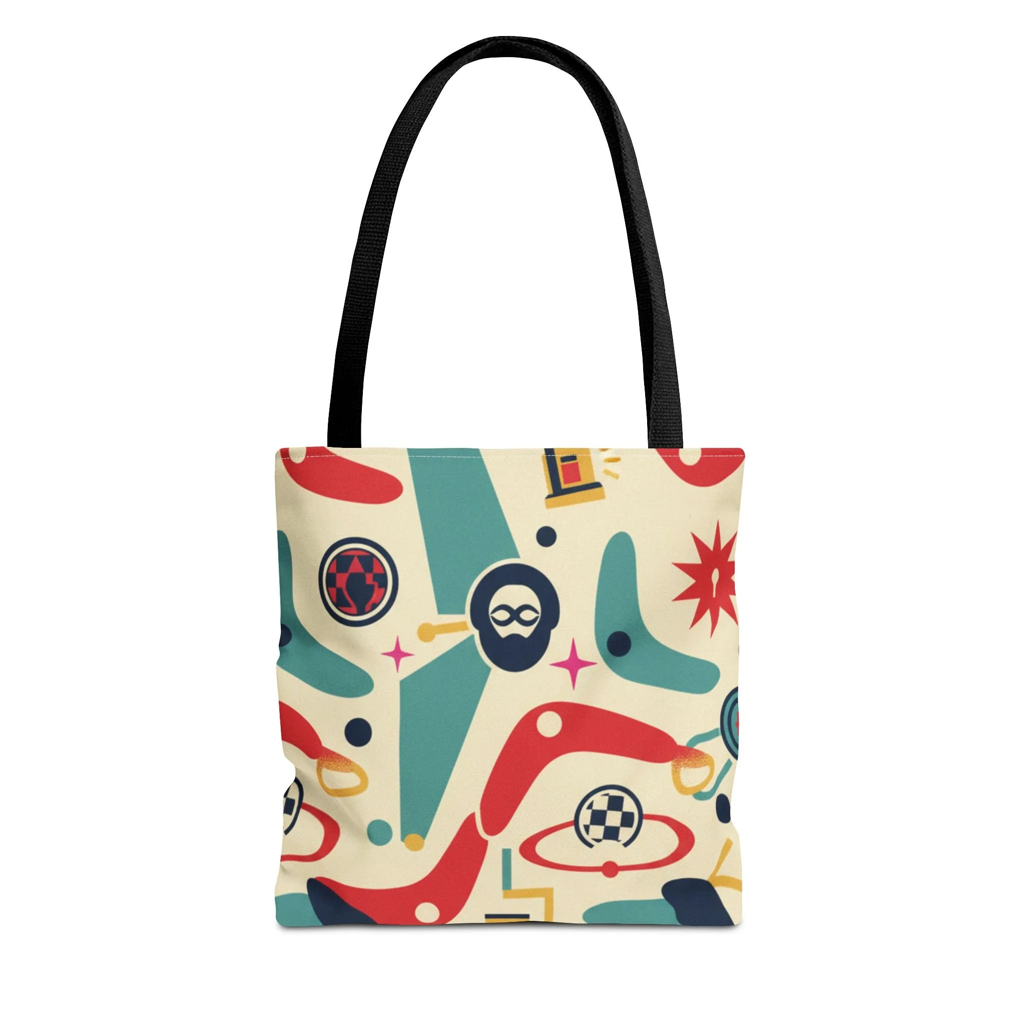 Retro Chaos Pattern Tote