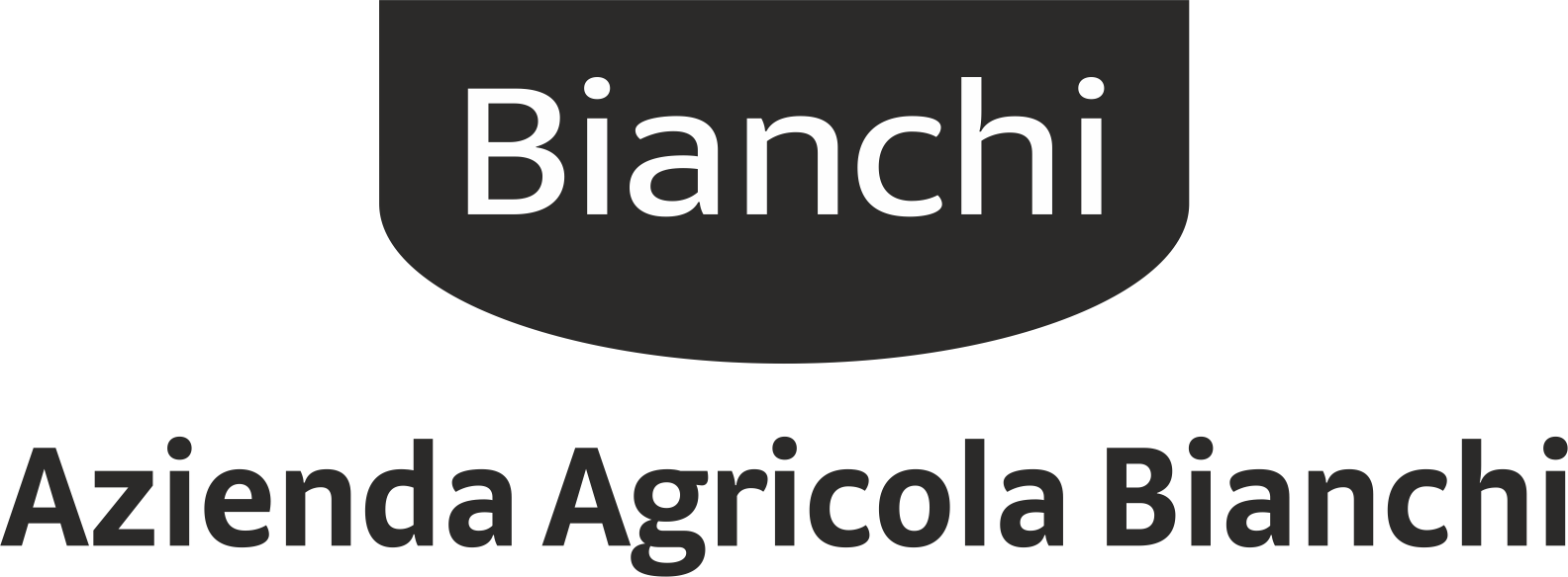 Logo di Azienda Agricola Bianchi con il testo 'Bianchi' in evidenza in una forma grafica nera e bianca.