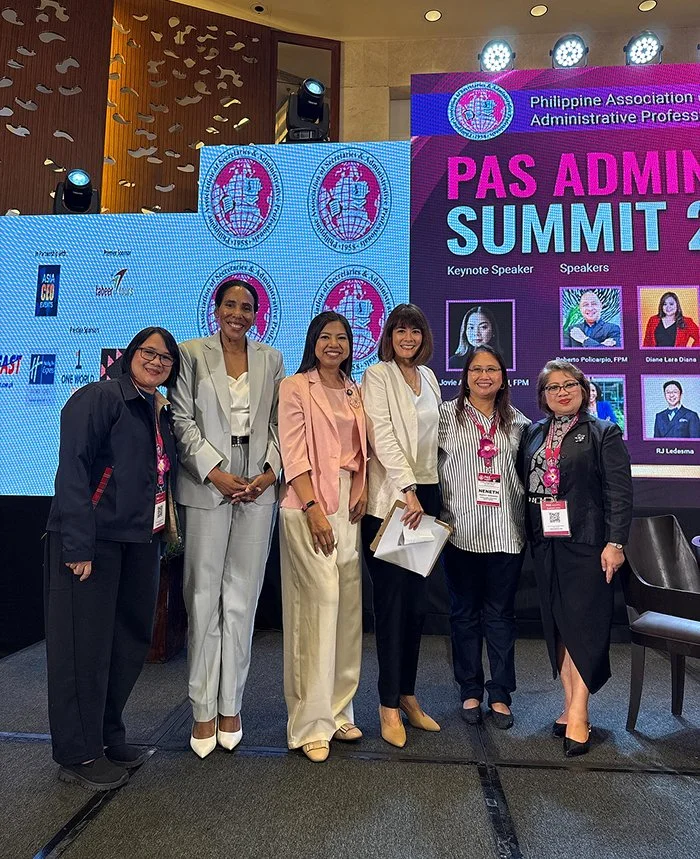 Eva Aimable-kolosko with panel members photoshoot Philippines