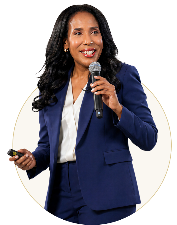 Eva Aimable-Kolosko Speaking Graphic