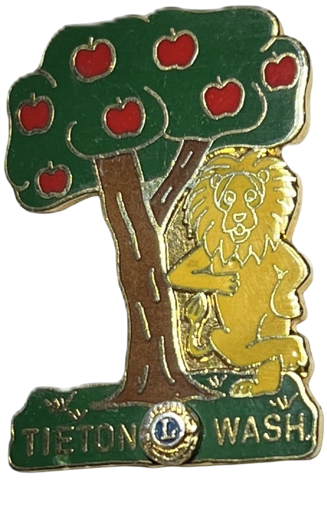 Lions Club International Tieton Washington Apples Pin