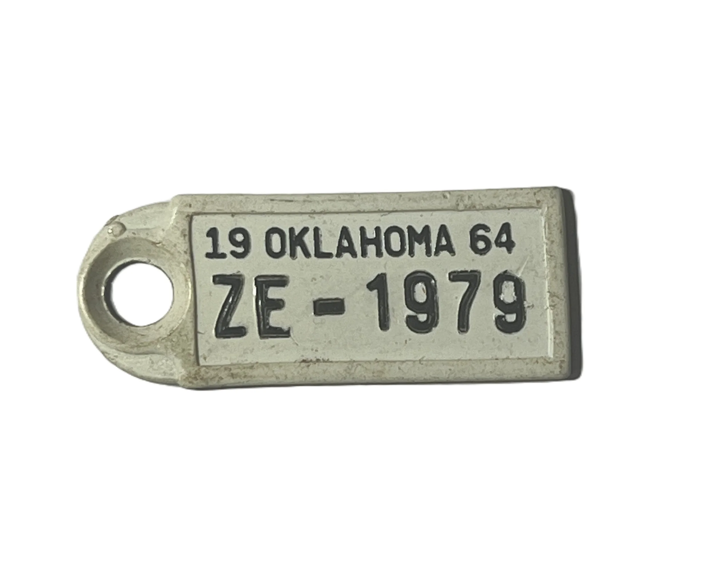 1964 Oklahoma DAV Mini Disable License Tag