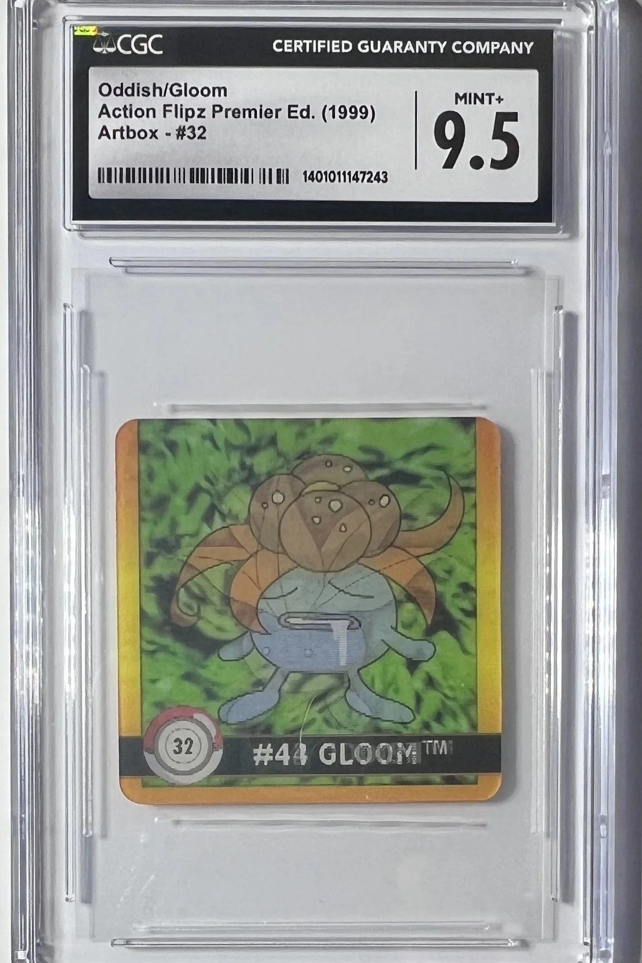 Oddish/Gloom Action Flipz Premier Edition (1999) - Mint 9.5