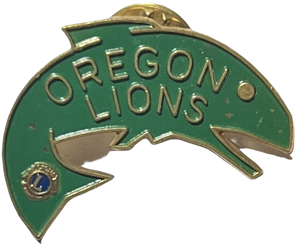 Lions Club International Oregon Trout  Pin
