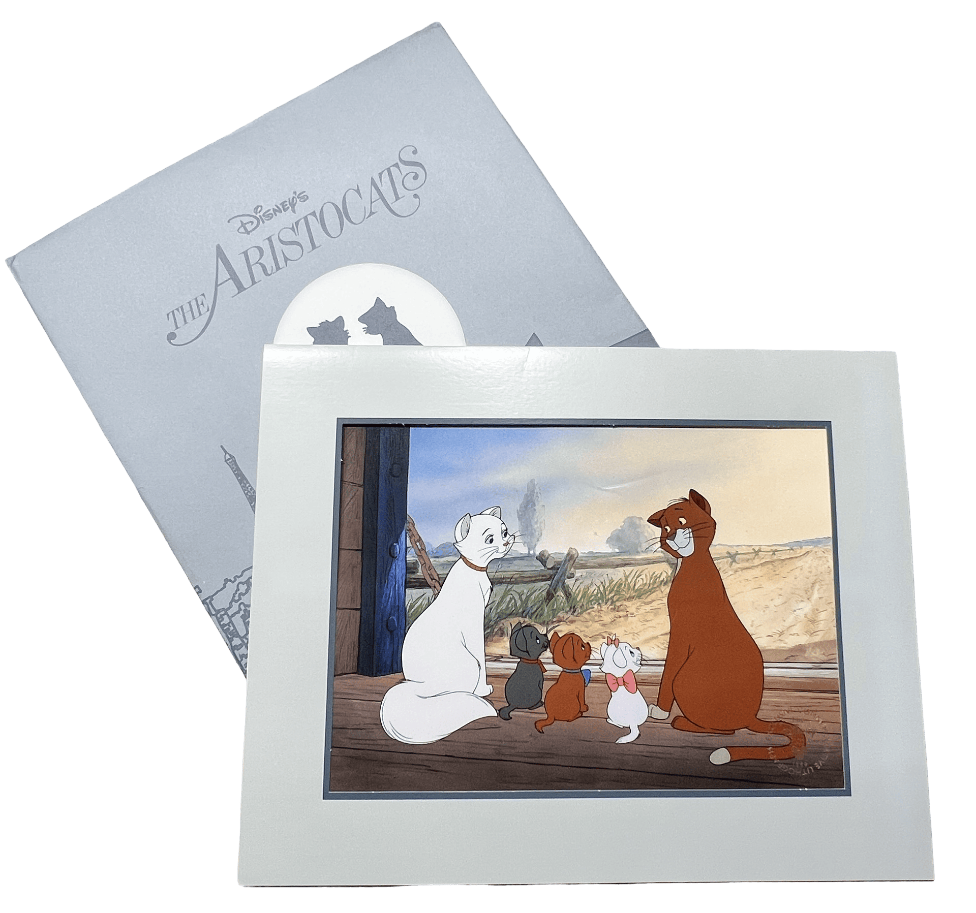 Disney Aristocats Exclusive Commemorative Lithograph 1996 Minty