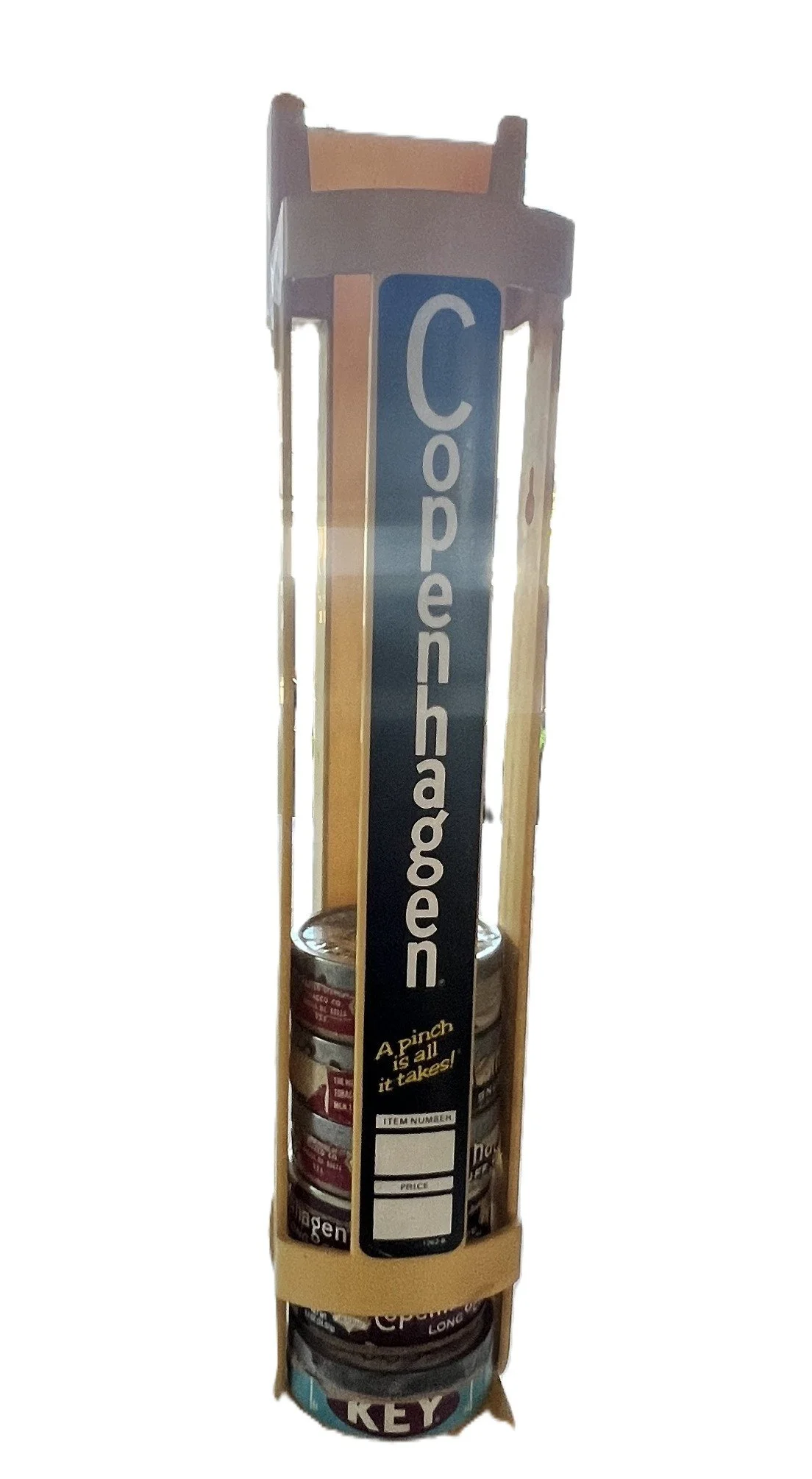 Vintage Copenhagen Snuff Chew Tobacco Store Dispenser Display