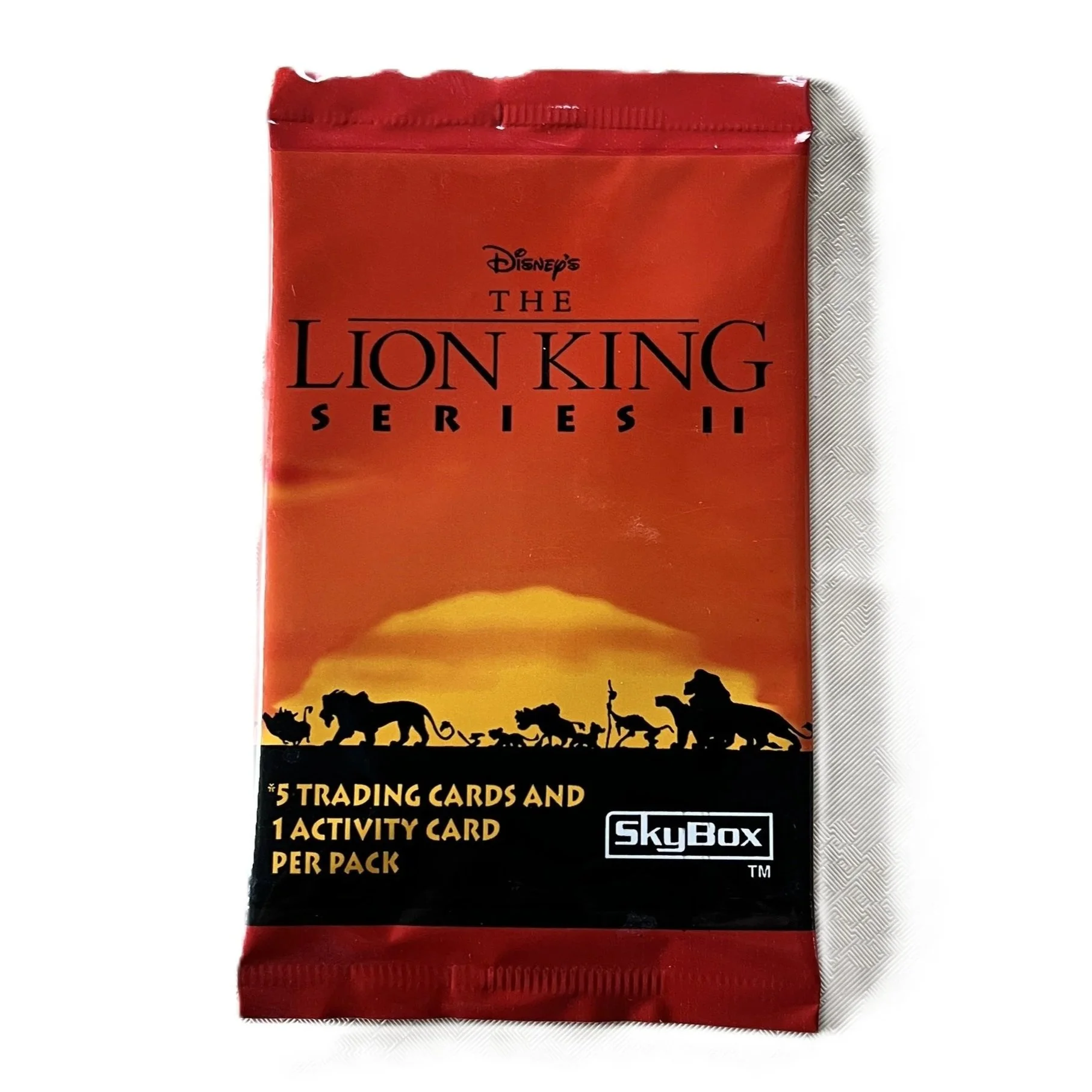 1995 Skybox The Lion King Series II Trading Card Packs You