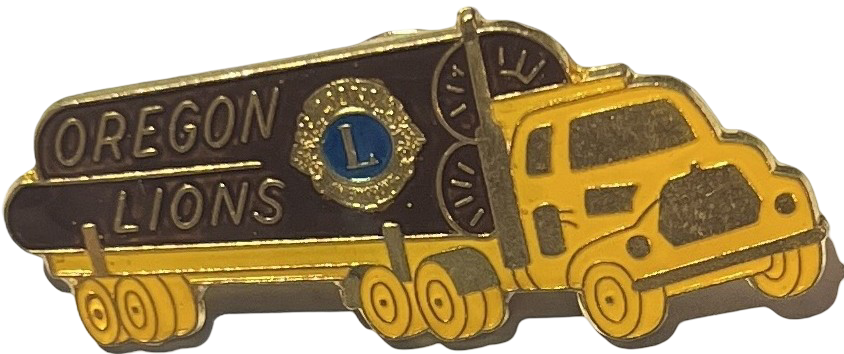Lions Club International Oregon Logging Truck Truck Pin