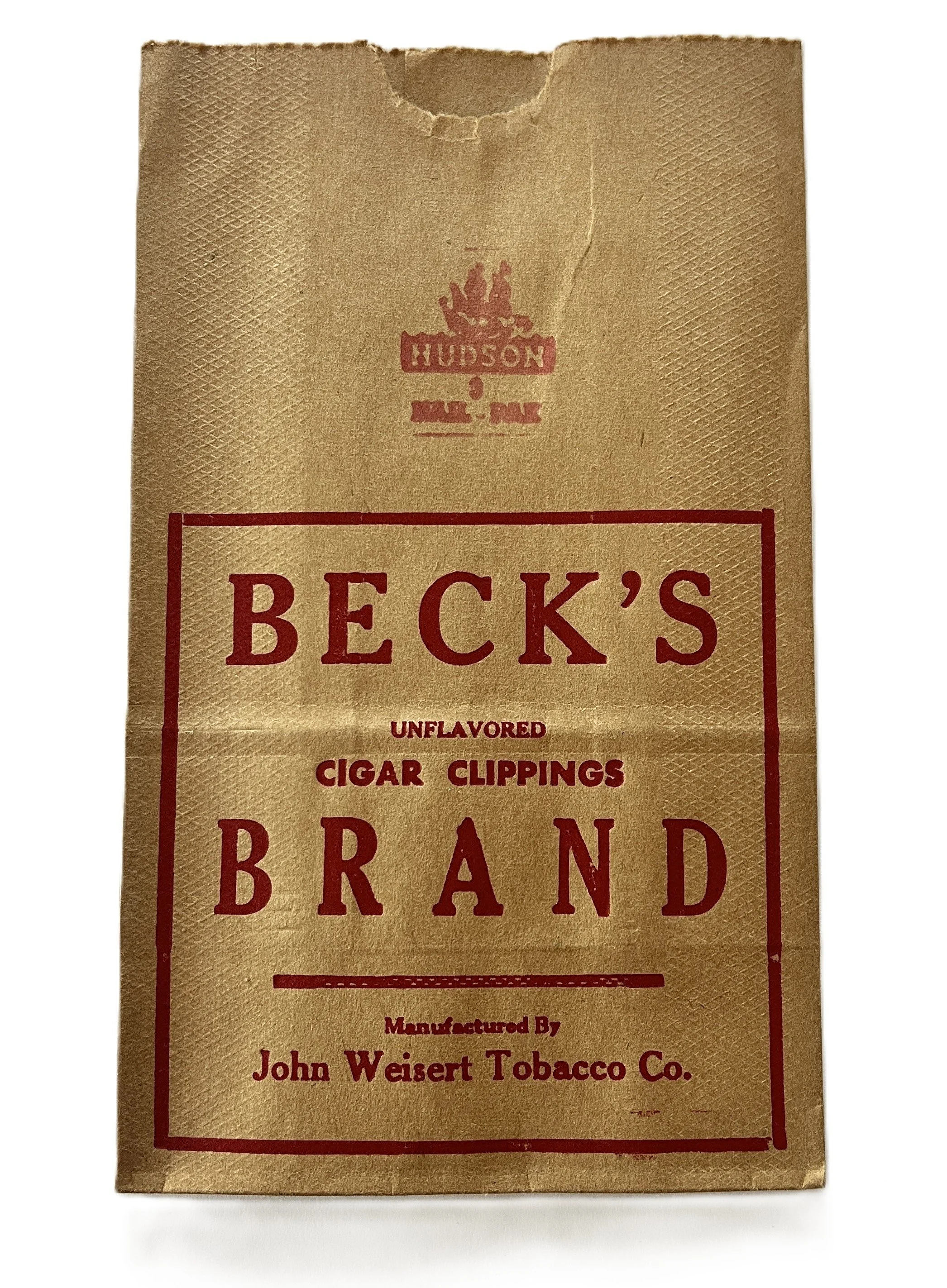 Beck's Brand Unflavored Cigar Clippings Bag