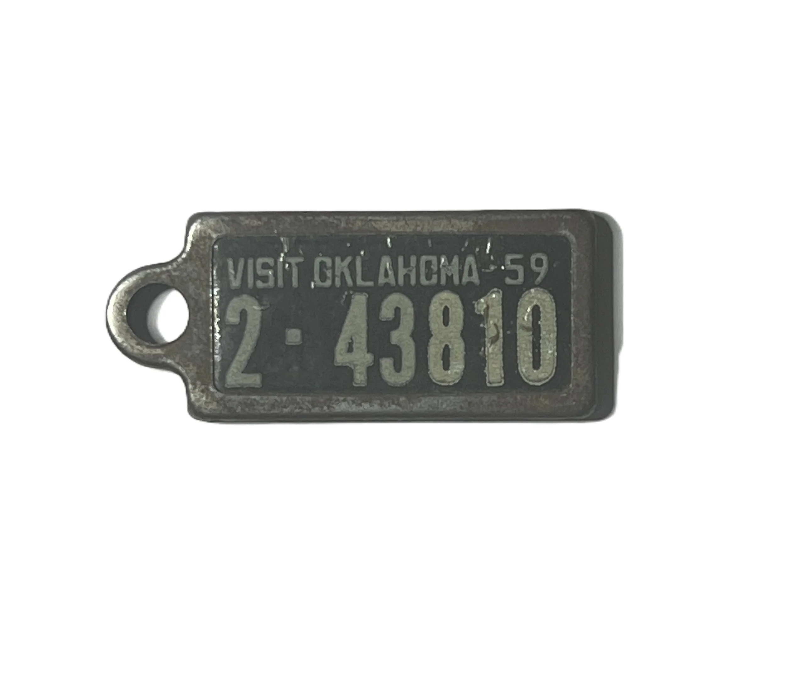 Vintage  OKLAHOMA - DAV 59' Disable tag