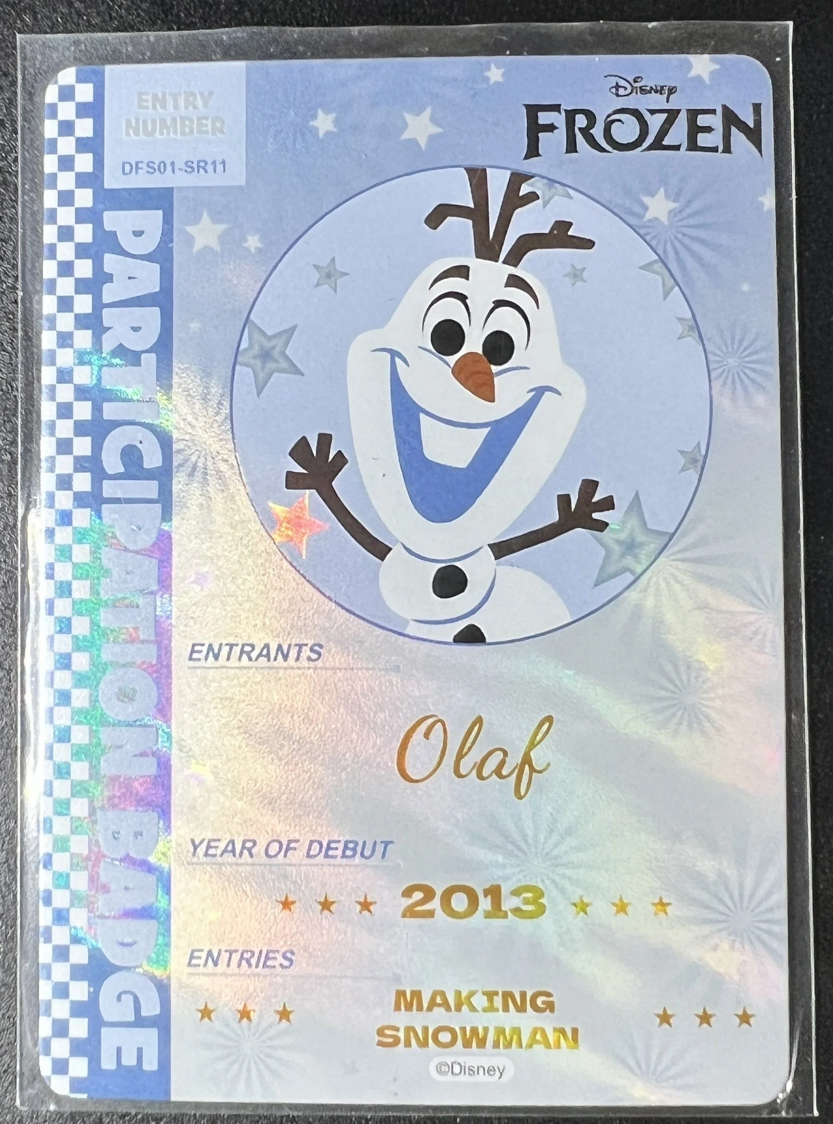 Olaf Participation Badge DFS01-SR11