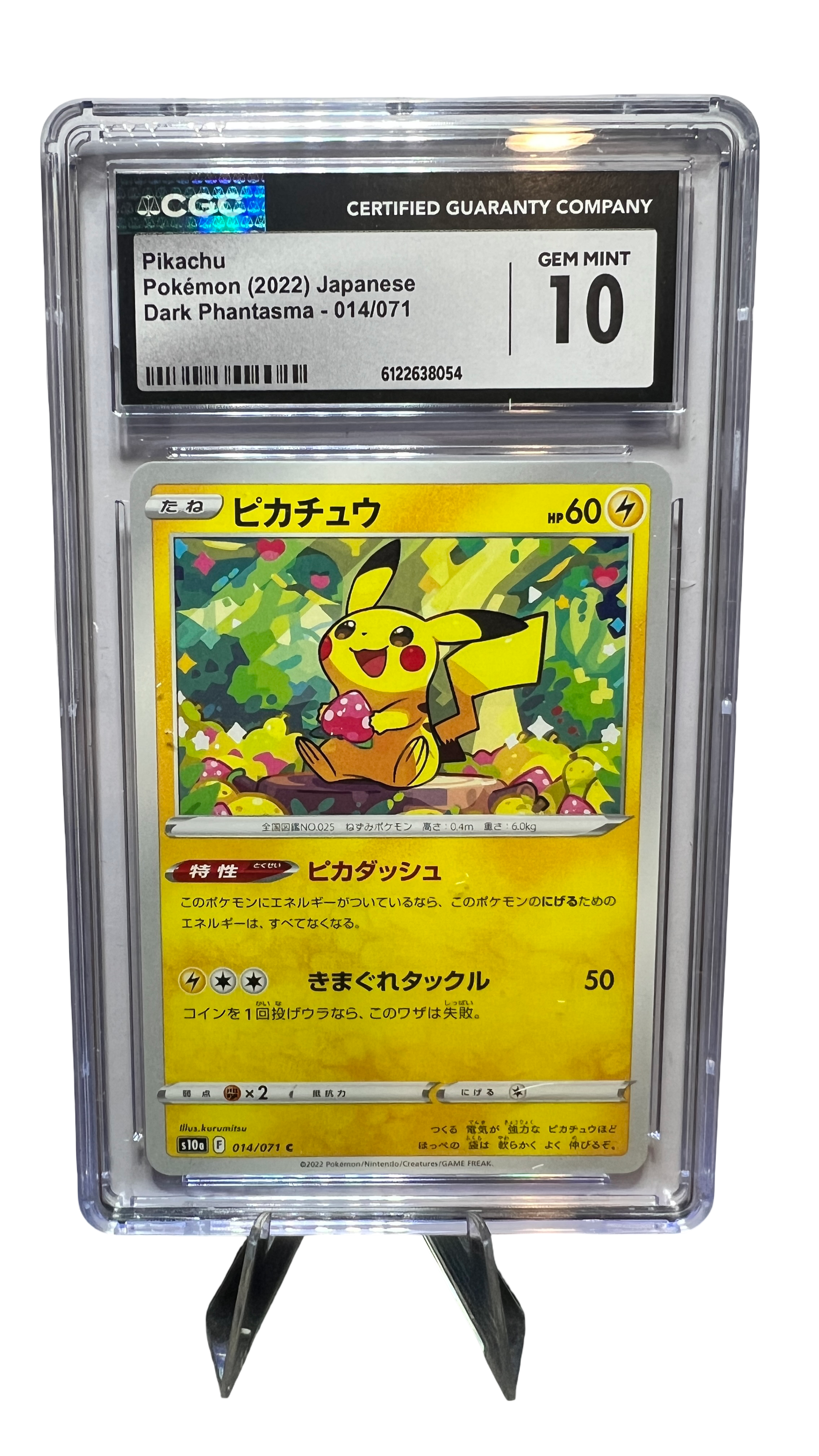 Pikachu Dark Phantasma Card - Gem Mint 10