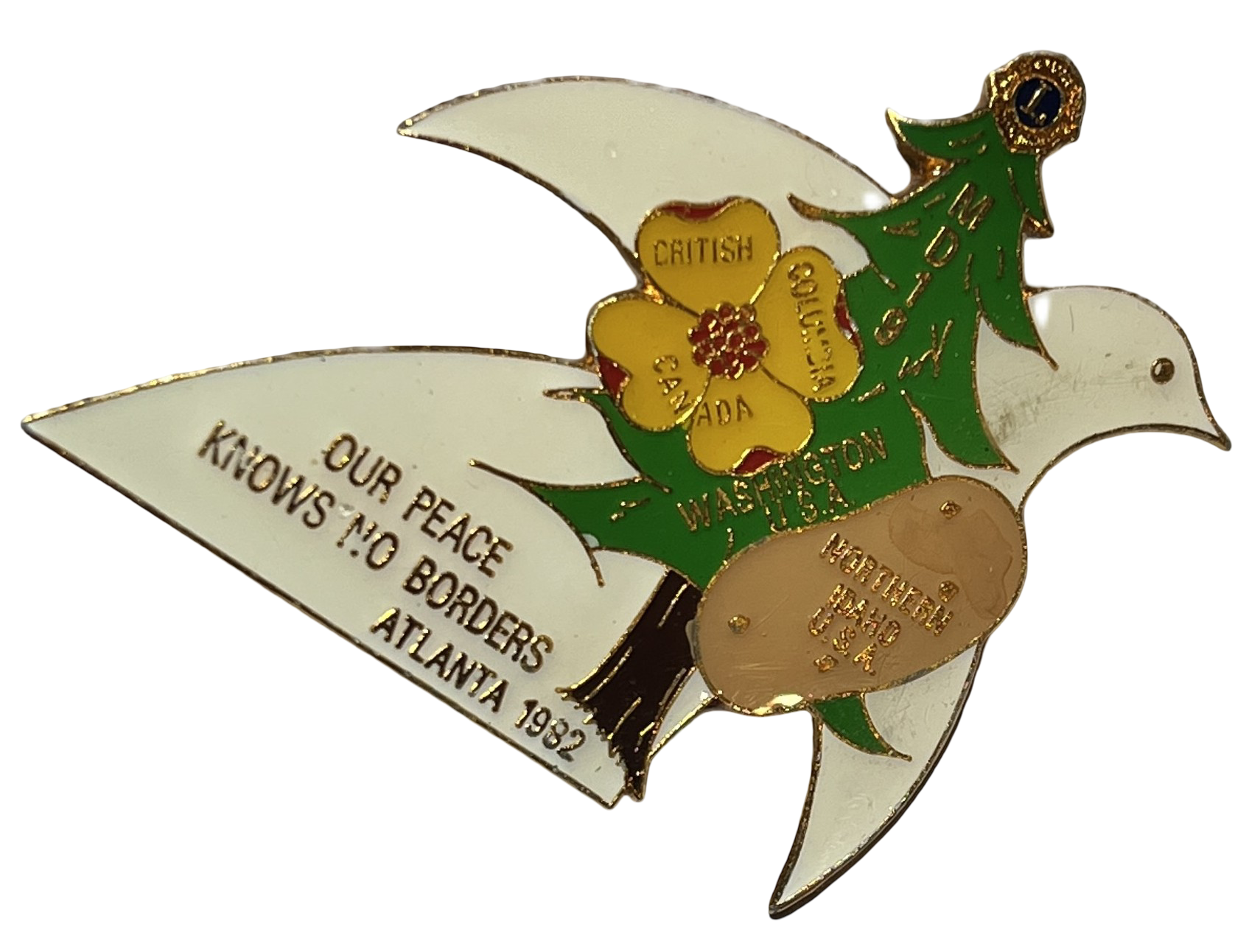 Lions Club International 1982 Atlanta Convention Pin