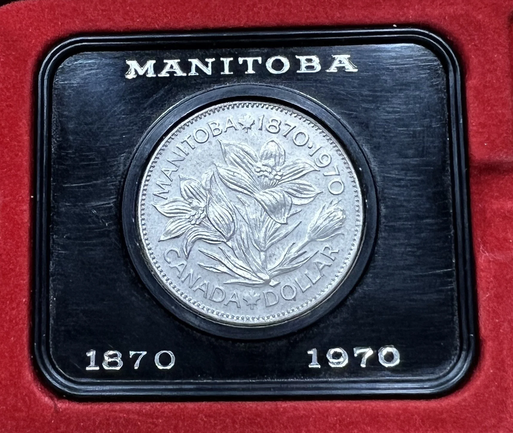1870-1970 Manitoba Commemorative Silver Dollar