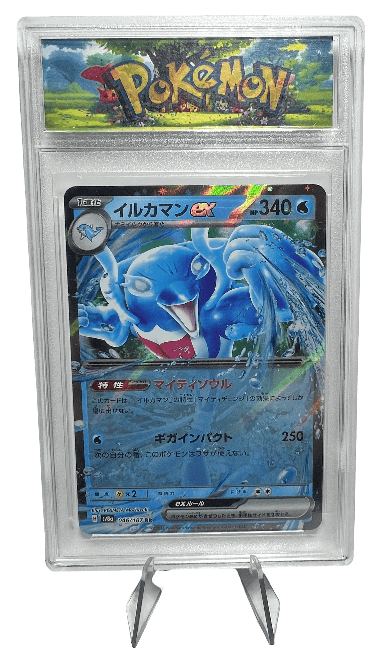 Palafin ex  046/187 Pokémon Trading Card - Japanese Pokemon Slab