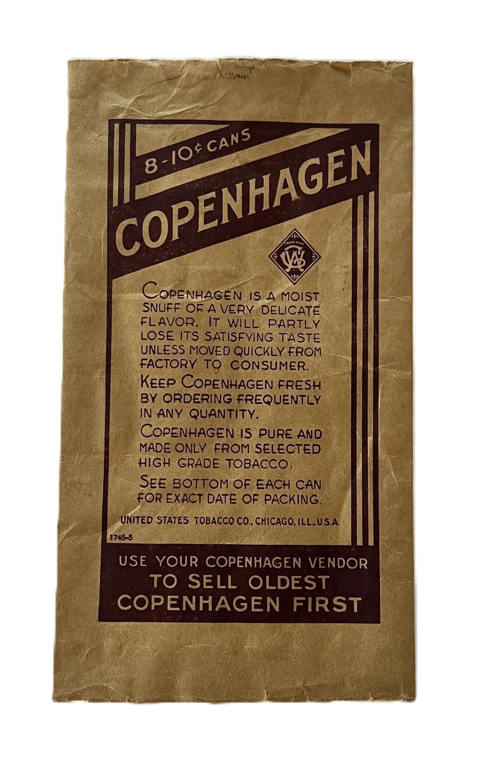 Vintage Copenhagen Tobacco Packaging