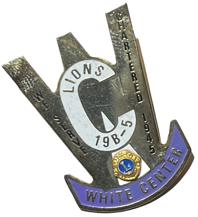 Lions Club International White Center 1945 19B-5 Pin