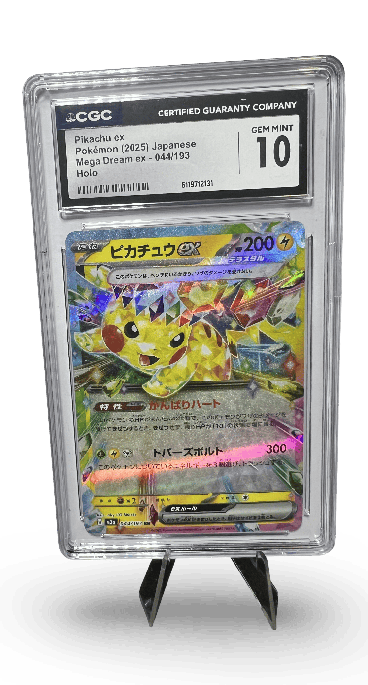 Pikachu ex Mega Dream Japanese Card - CGC 10