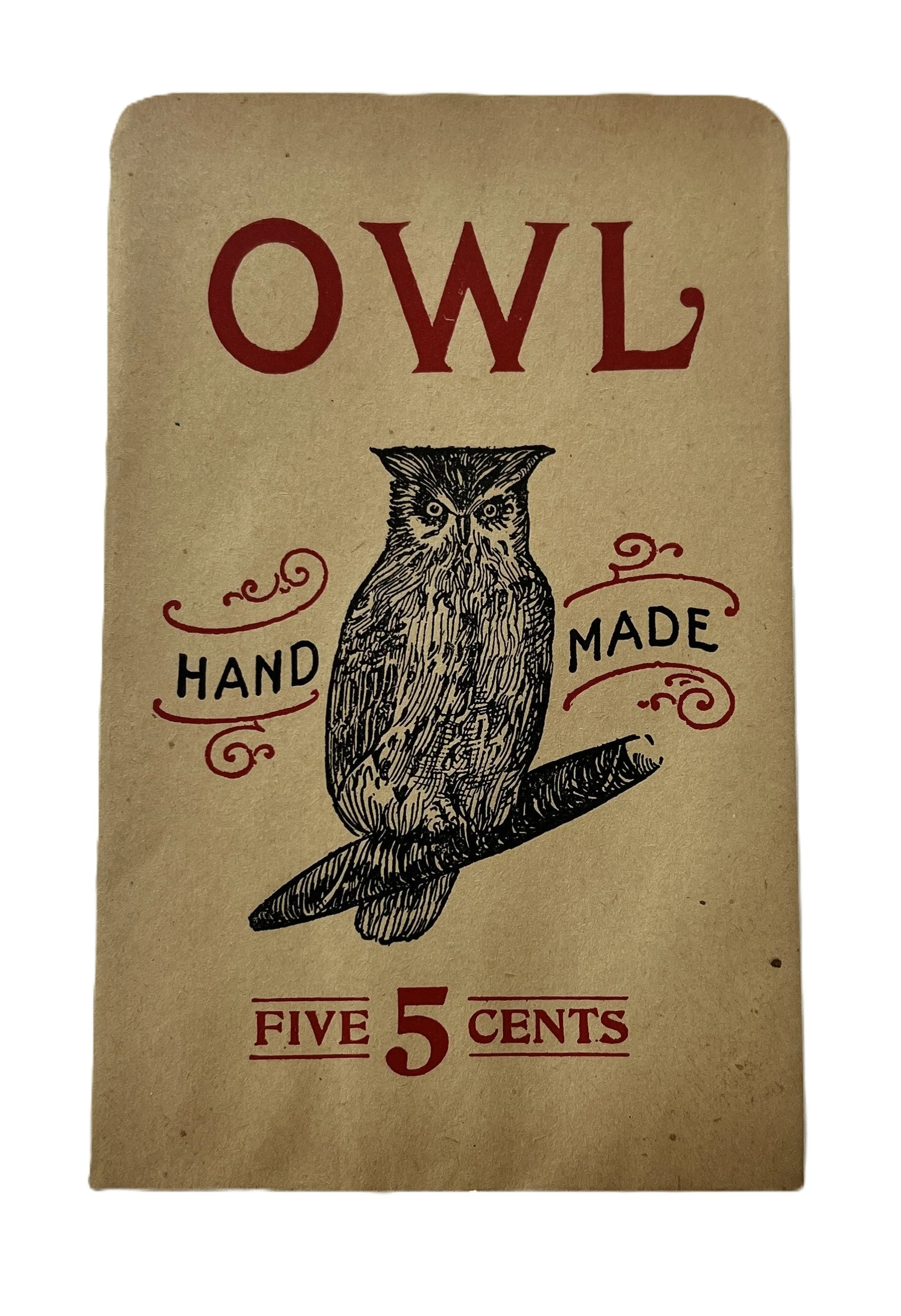 Owl Hand Made Cigar & Tobacco Bag