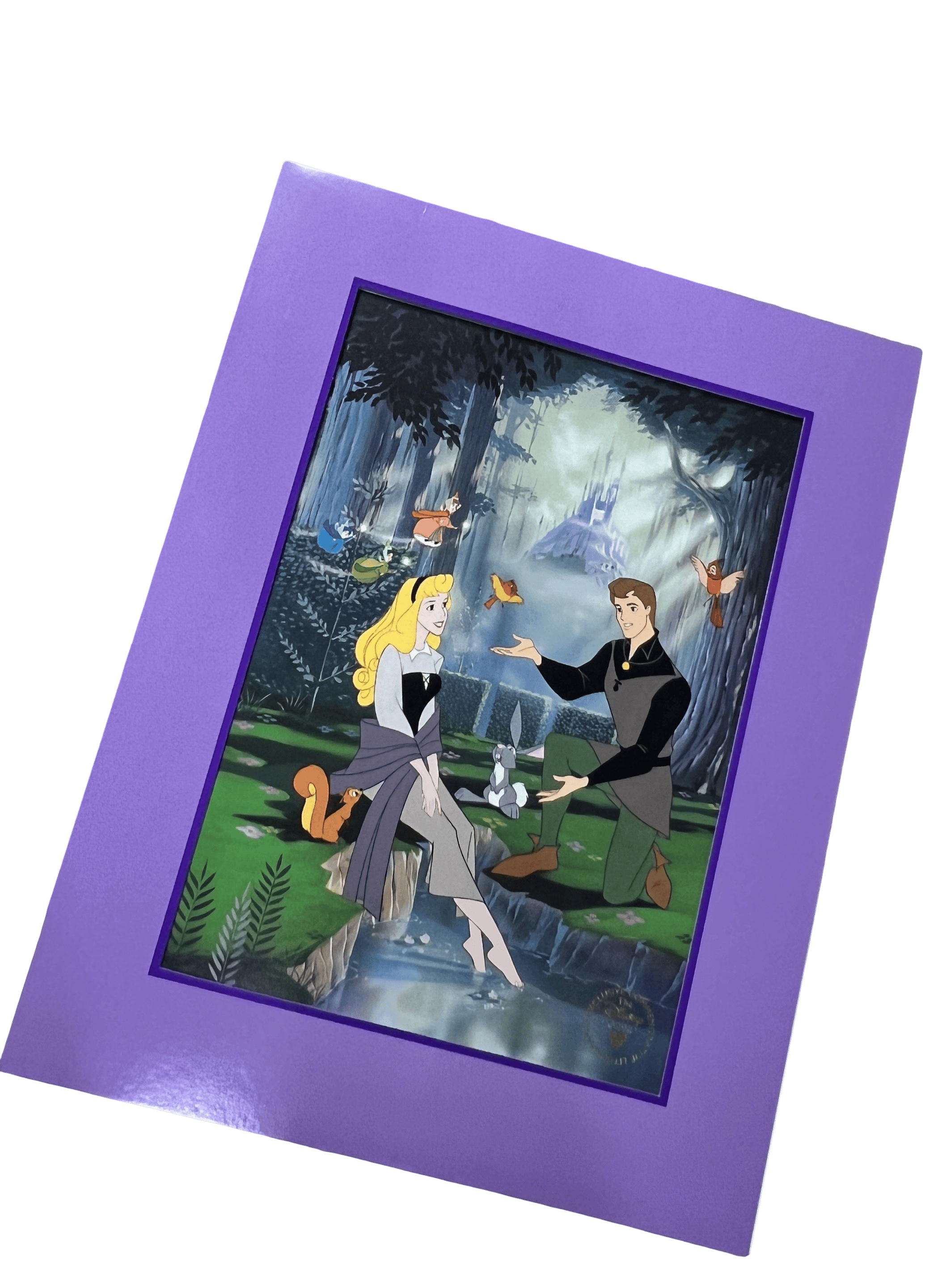 1990's Disney Store Exclusive Commemorative Lithograph featuring Princess Aurora