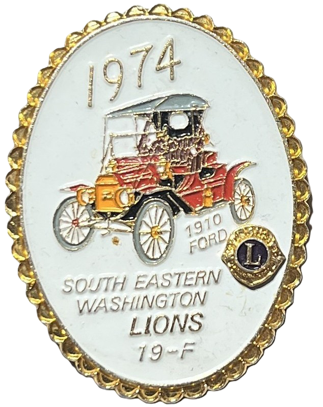 Lions Club International 1974 South Eastern Washington 19-F Pin