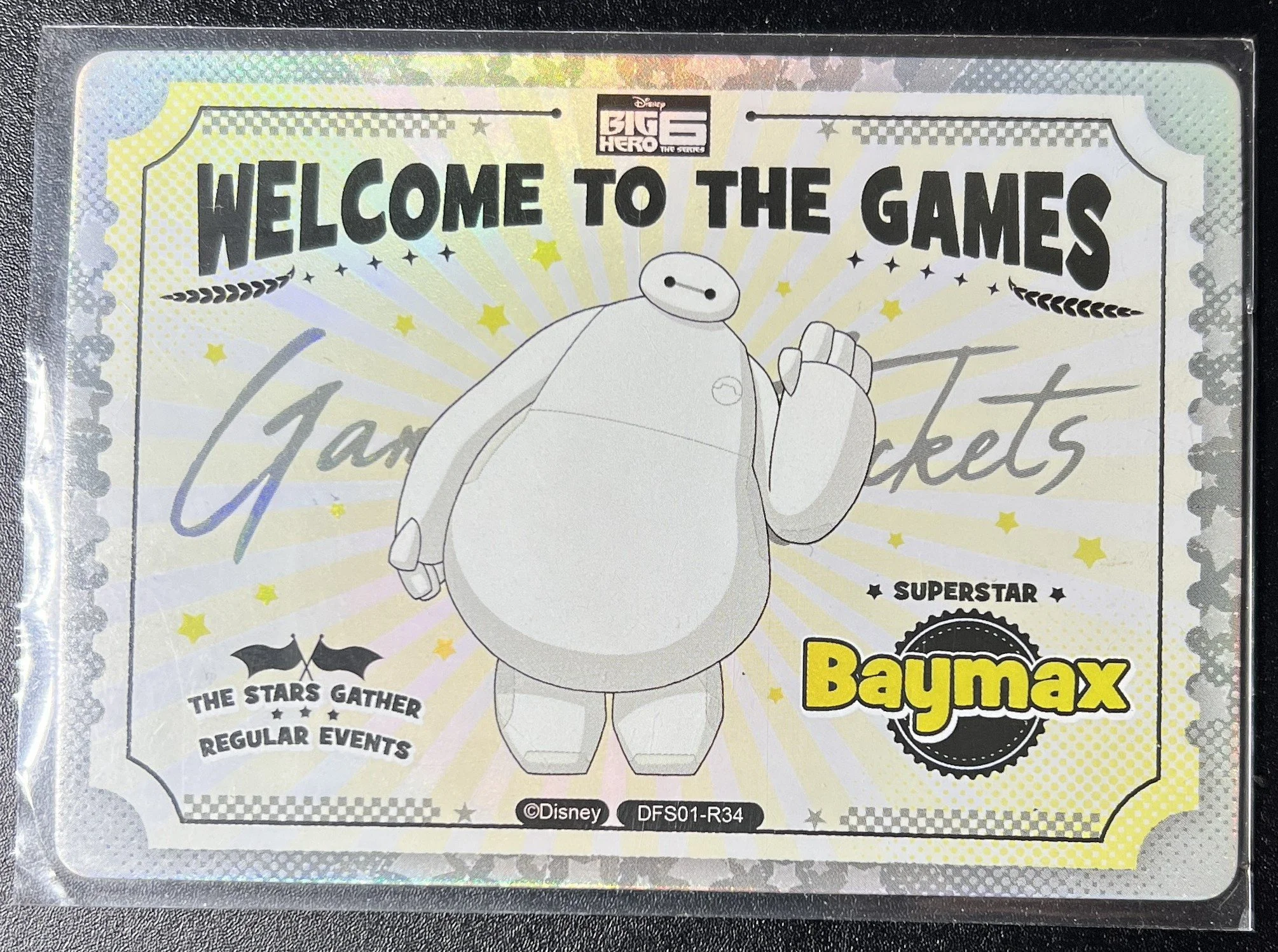 Disney All-Star Sports trading card Card.fun Baymax DFS01-R34｣