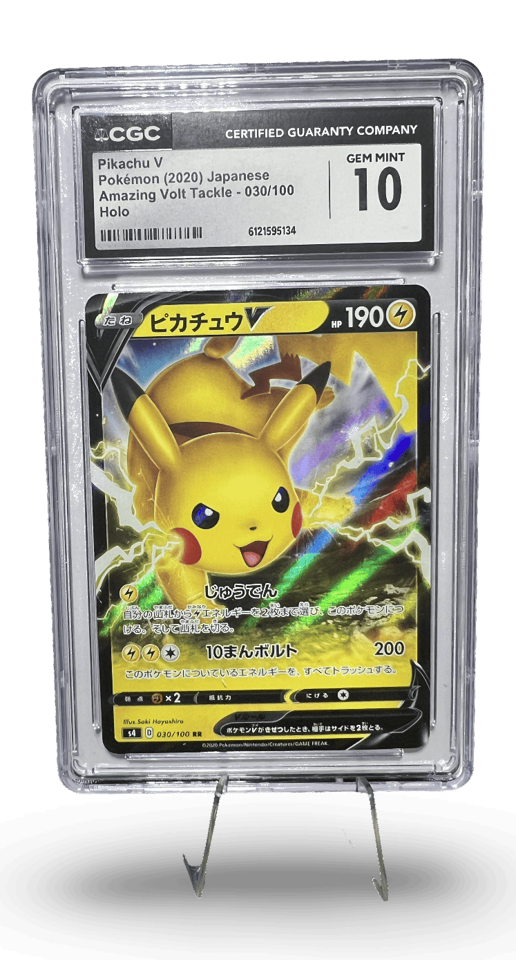 Pikachu V 2020 Amazing Volt Tackle - Gem Mint 10