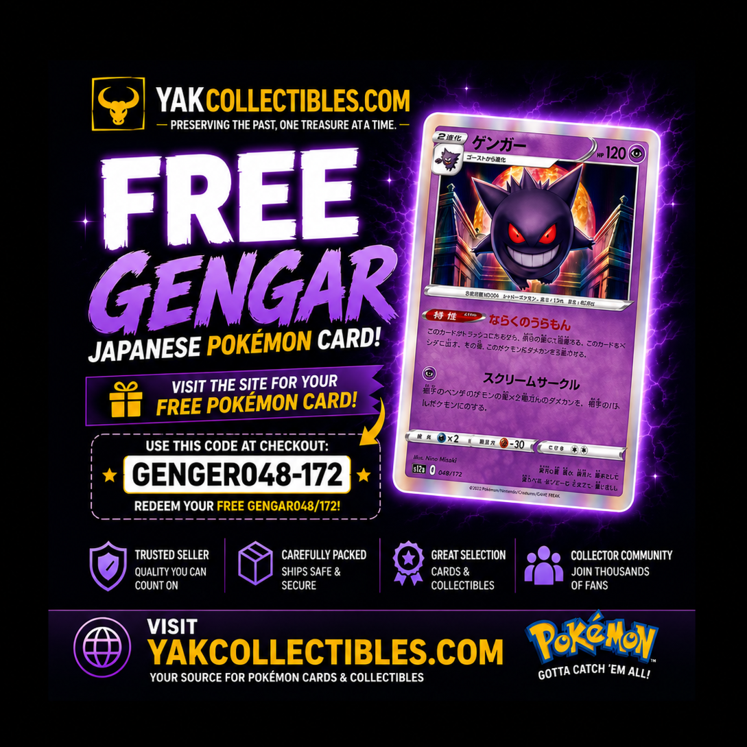Gengar 048/172 Japanese Pokémon Card  NM/Mint box1