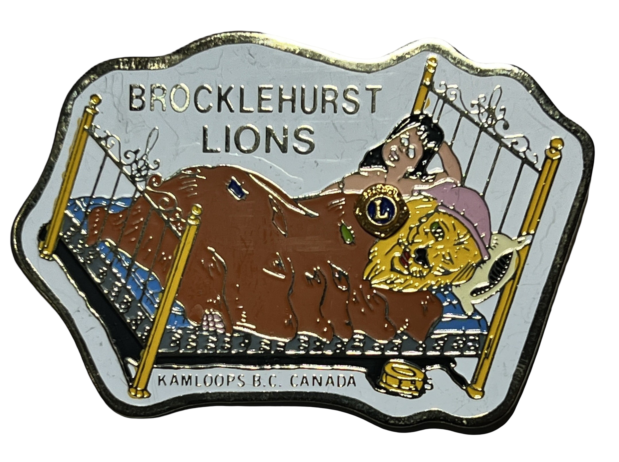 Lions Club International Brocklehurst  Kamloops B.C. Collectible Pin