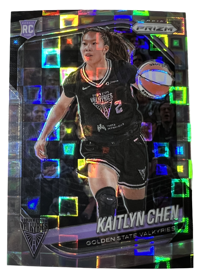 Kaitlyn Chen 2025 Panini Prizm WNBA Silver Pandora Prizm Rookie Card #100