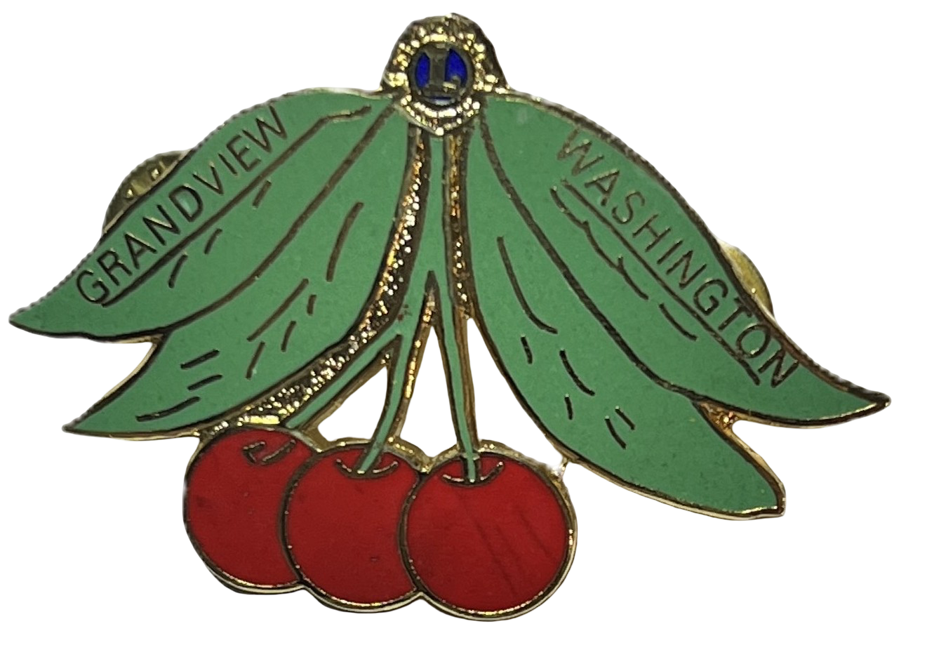 Lions Club International Grandview Washington Cherries  Pin