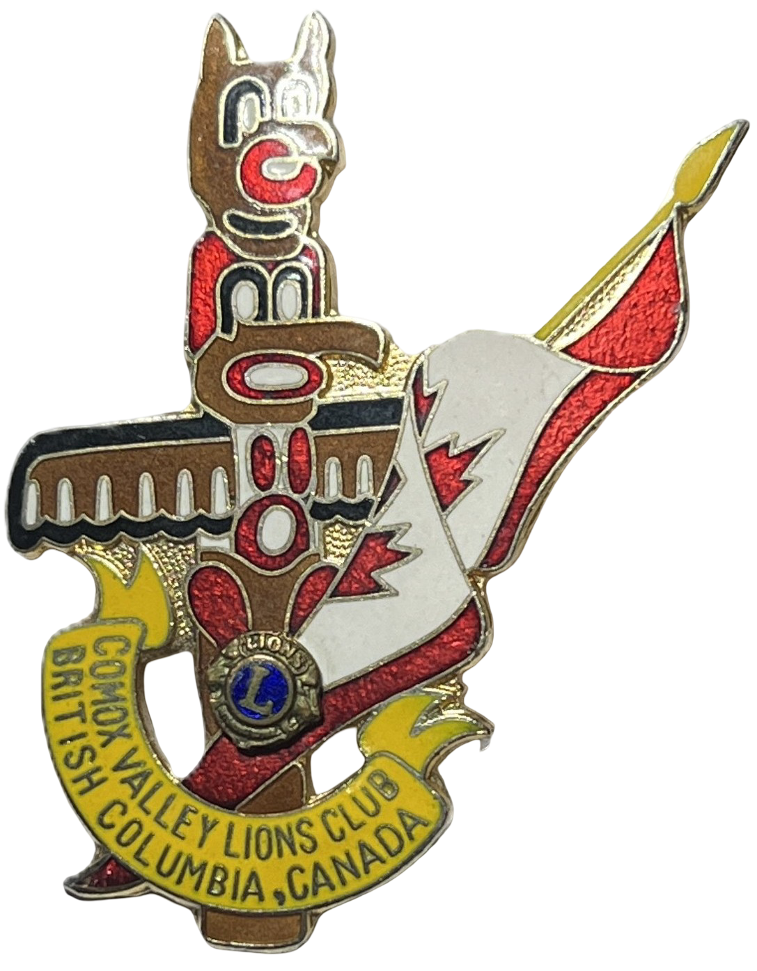 Lions Club International Comox Valley BC Canada Pin