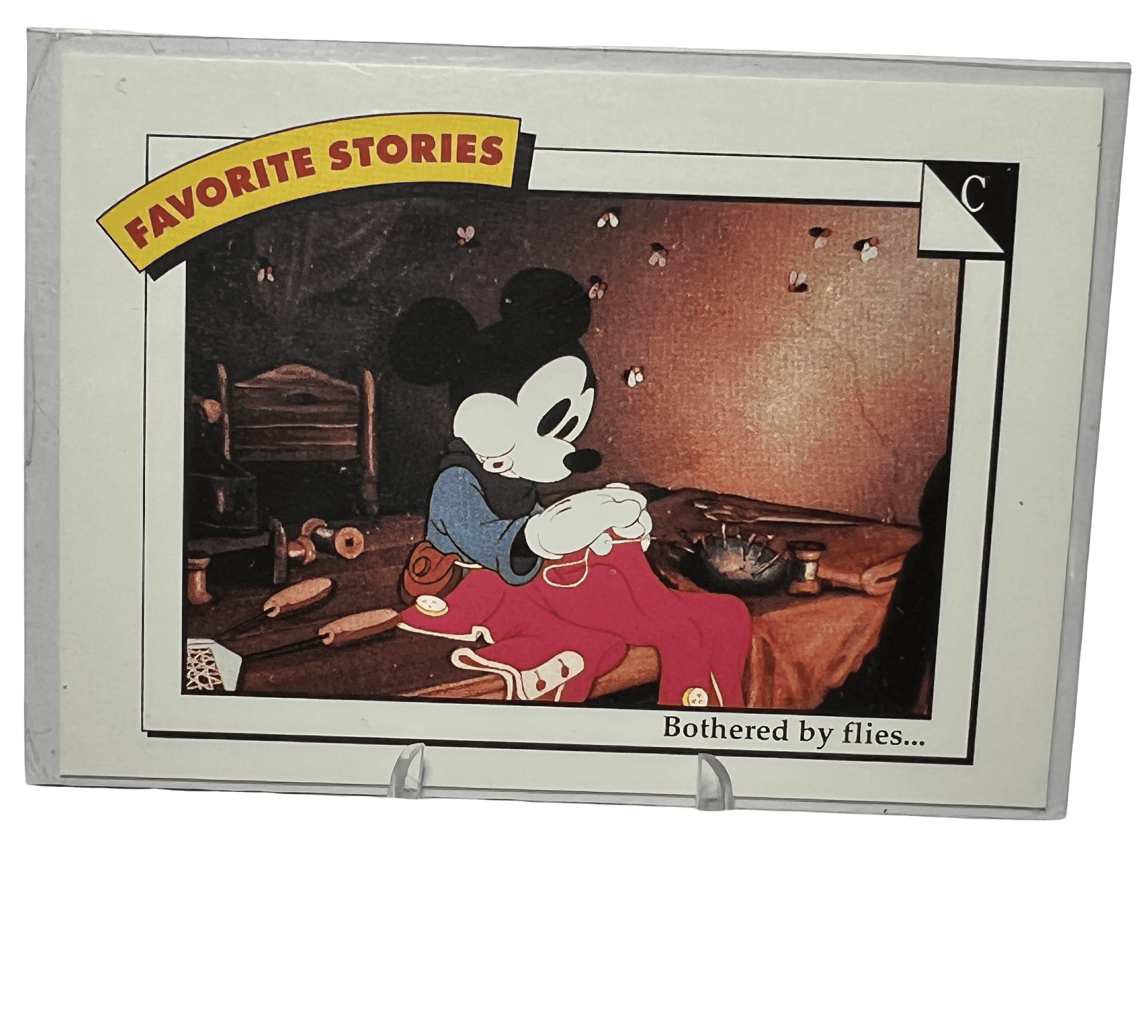 1991 Disney Story Card #9 - Bothered by Flies