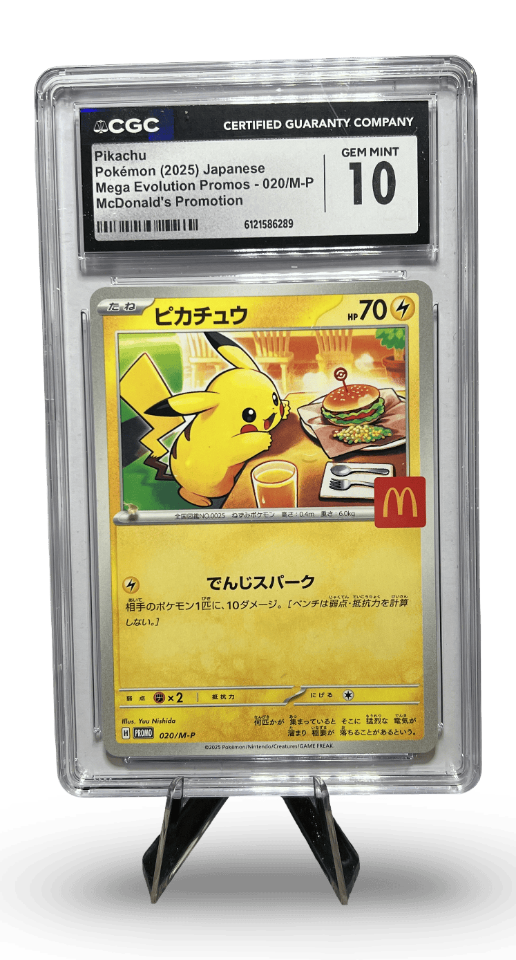Pikachu McDonald's Promo Card - Gem Mint 10