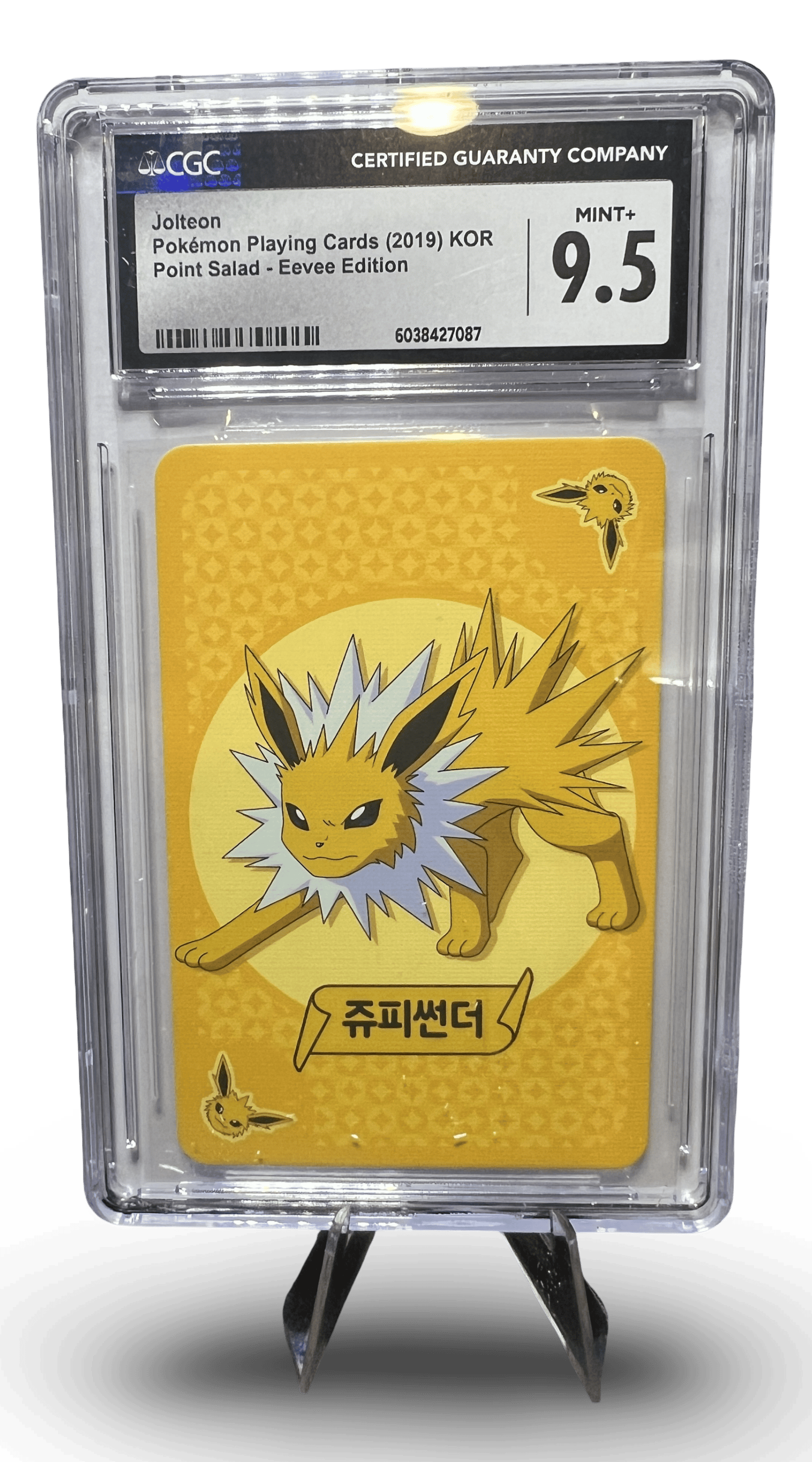 Jolteon CGC 9.5 Pokémon Playing Cards - Eevee Edition