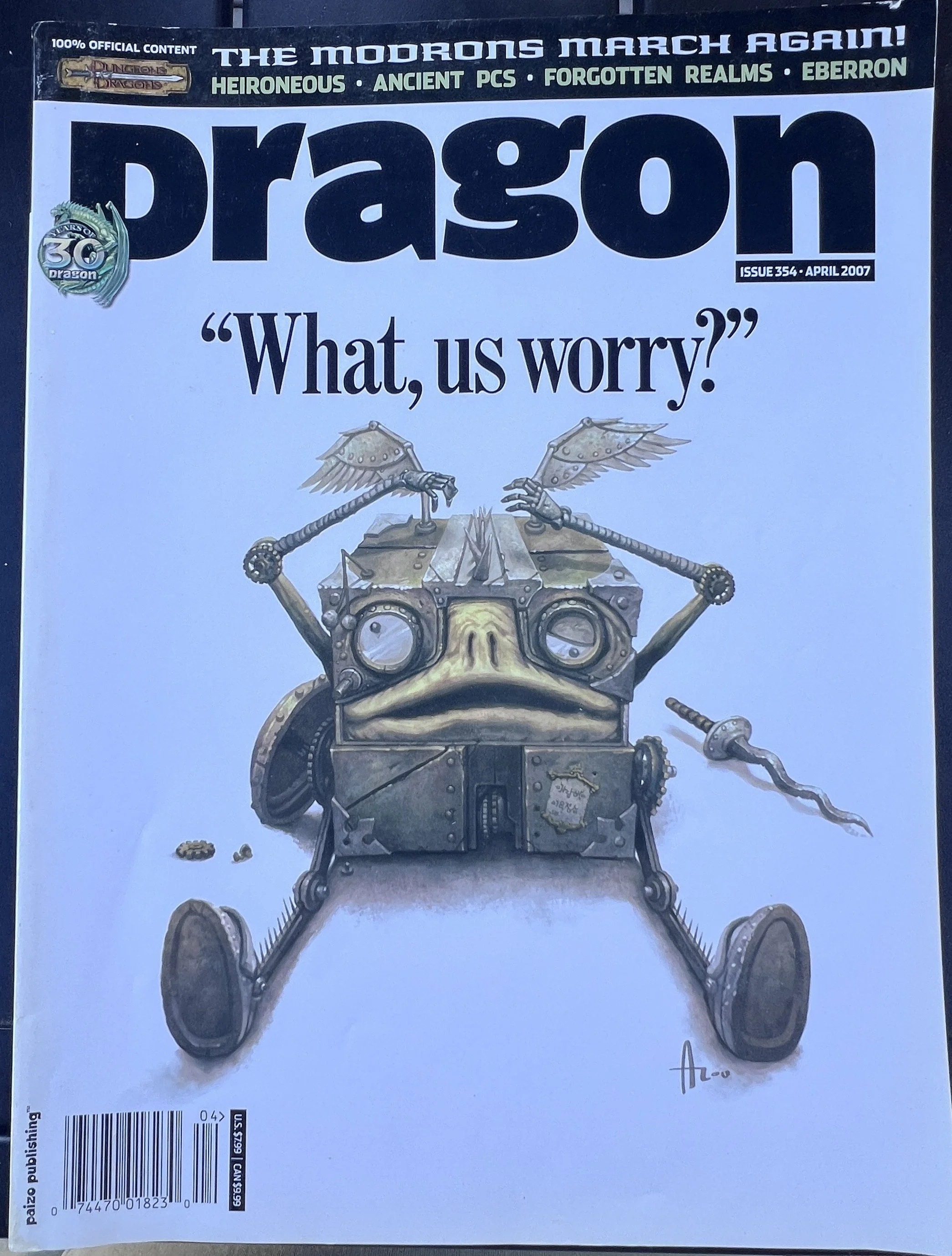 Dragon Magazine Issue #354