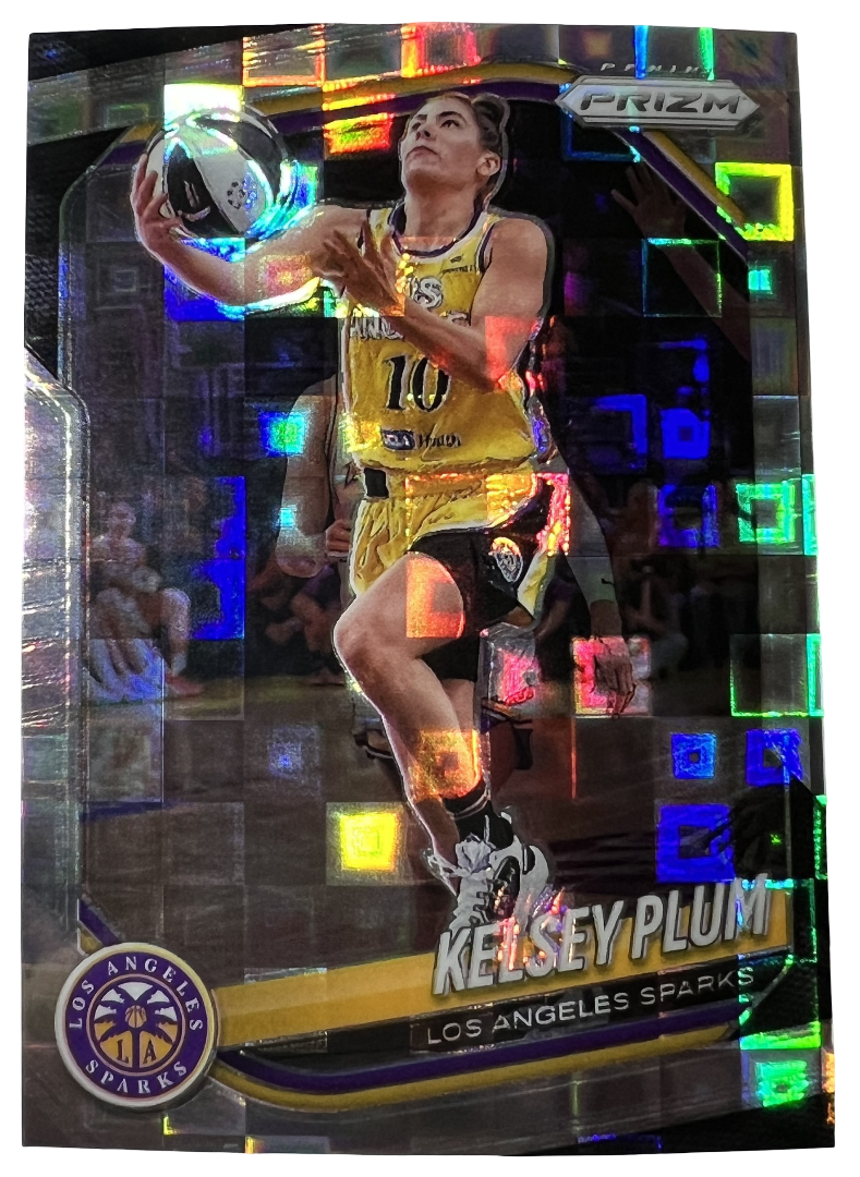 2025 Panini Prizm WNBA #59 Kelsey Plum Silver PANDORA Los Angeles Sparks