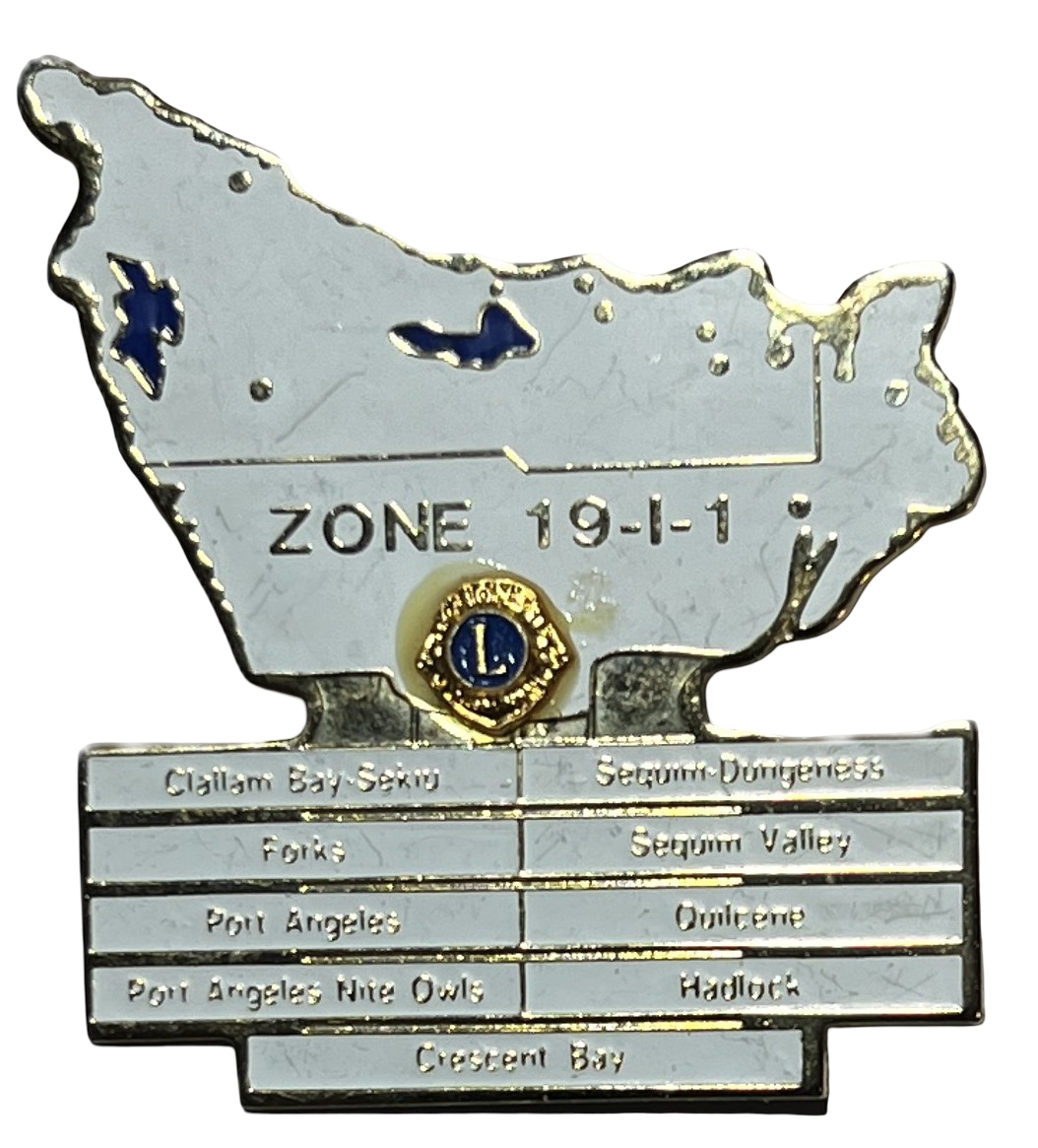 Lions Club International Zone 19-I-1 Commemorative Pin