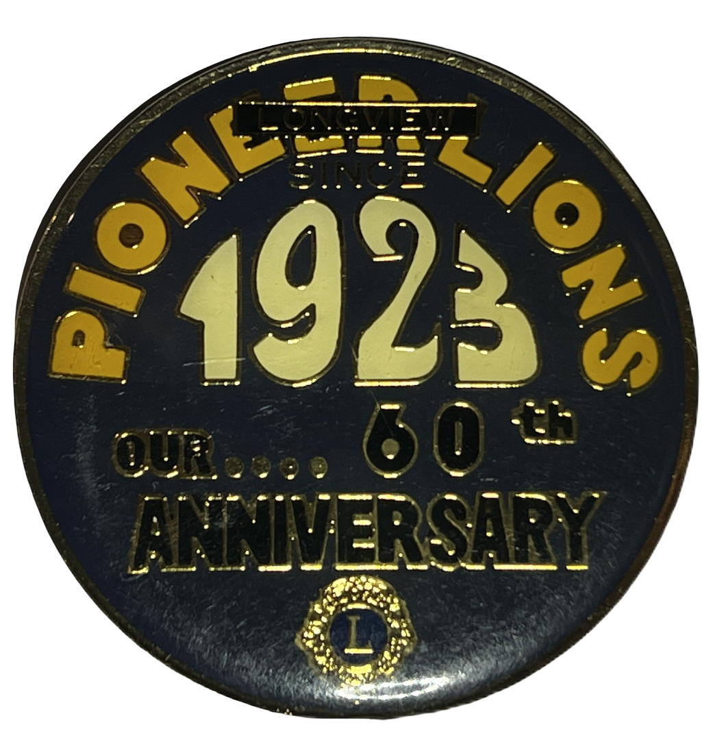 Lions Club International 1923-1983 60th Anniversary Pin
