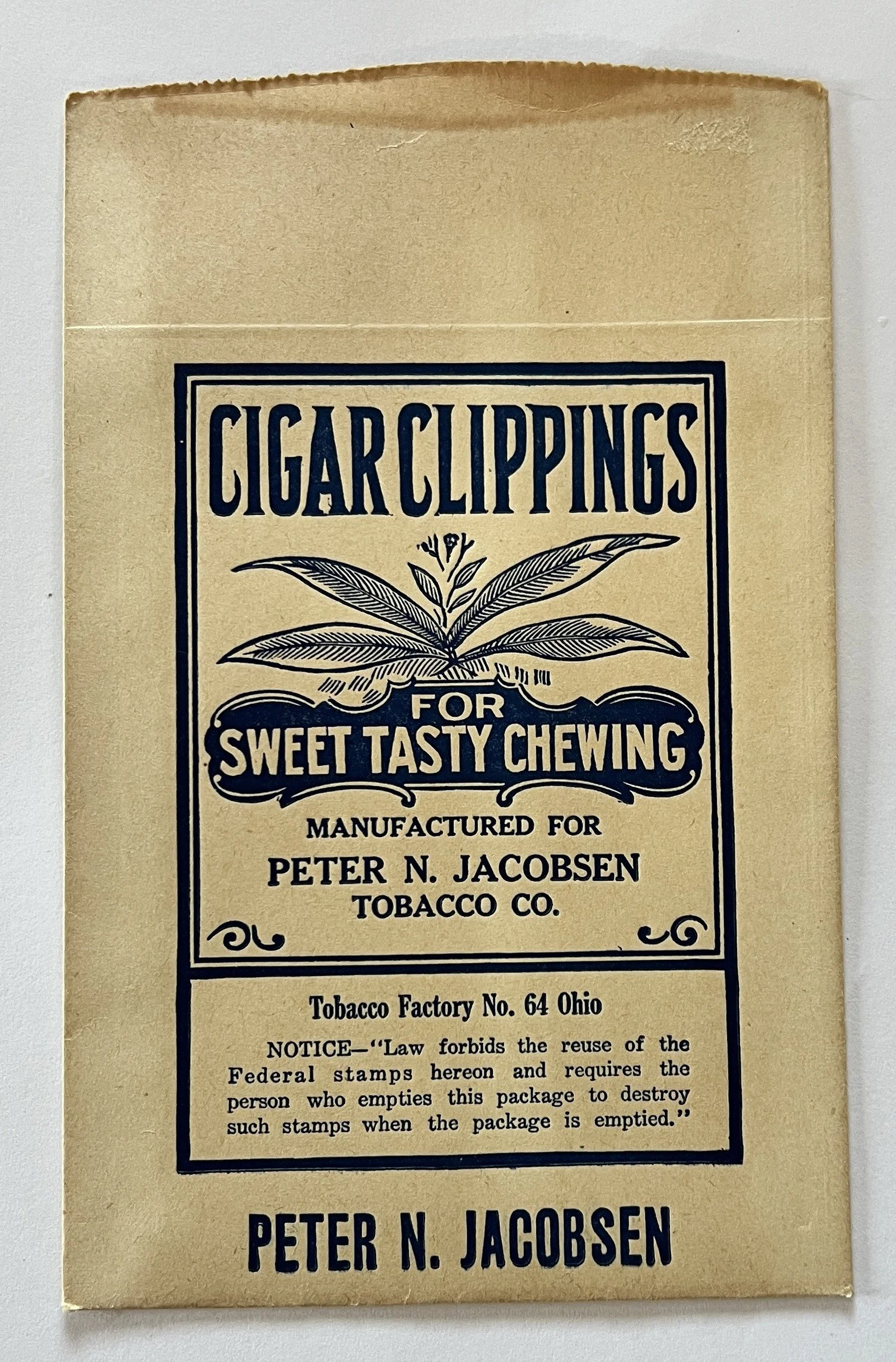 Vintage Cigar Clippings Package by Peter N. Jacobsen