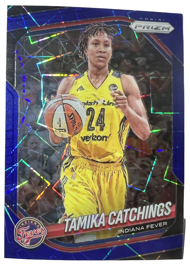 Tamika Catchings 2025 Panini Prizm WNBA #60 Blue Velocity