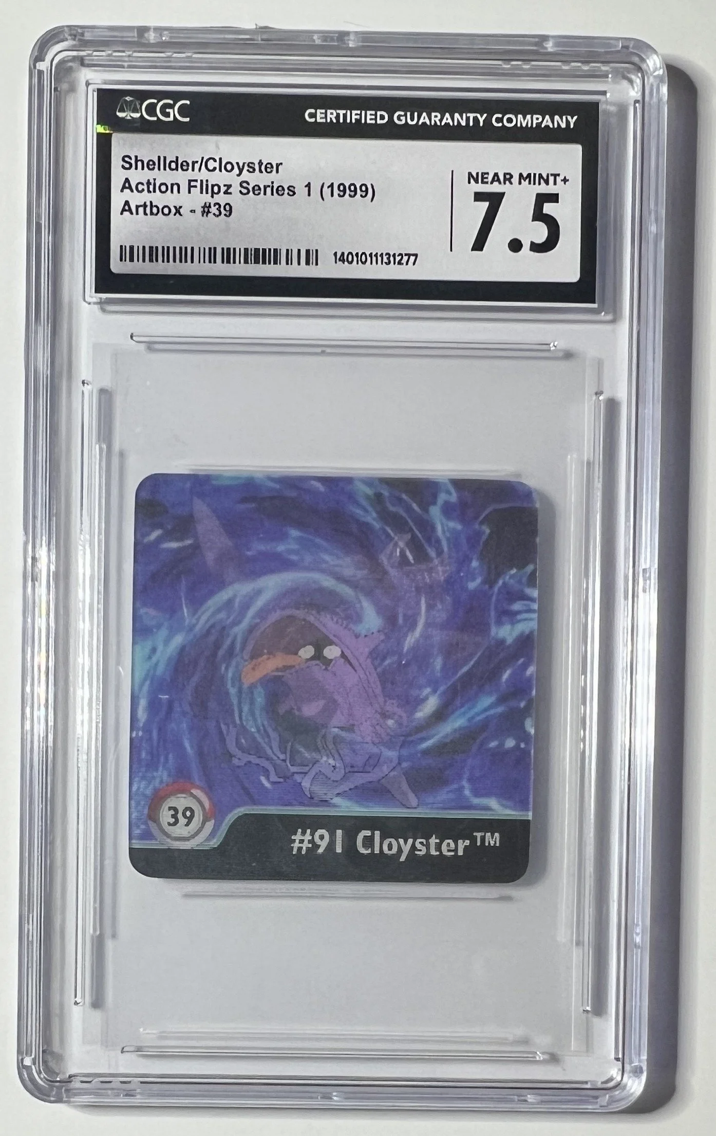 Shellder/Cloyster Action Flipz Series 1 Card - 1999